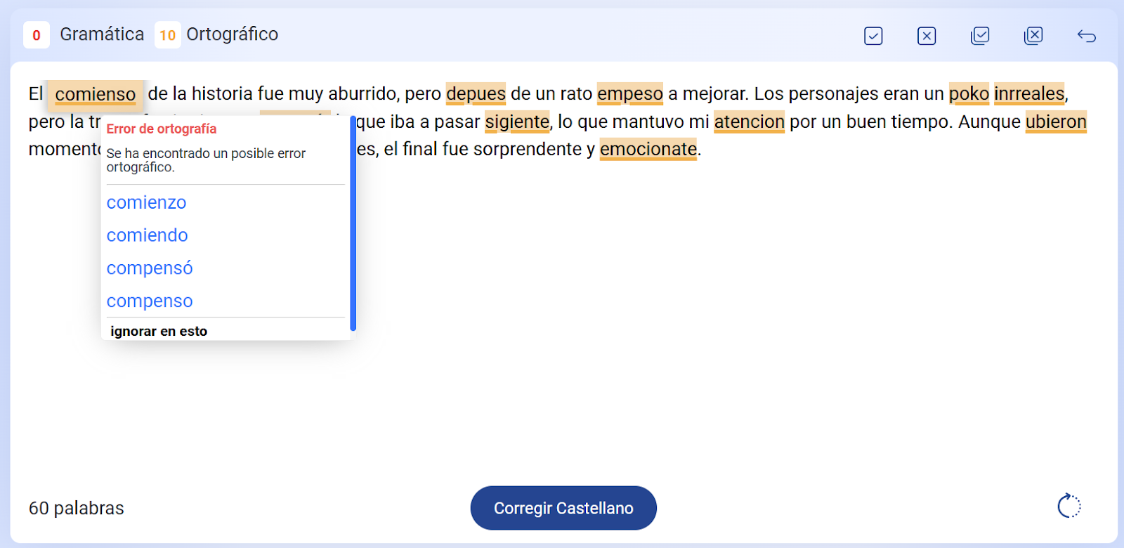 Cómo corregir errores ortográficos en un texto