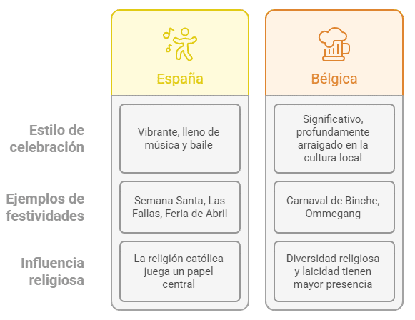 Diferencias culturales: España vs. Bélgica