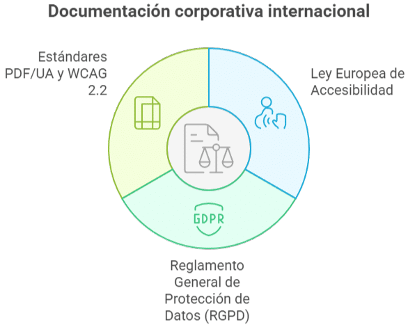 Estrategias para gestionar documentación corporativa en proyectos internacionales