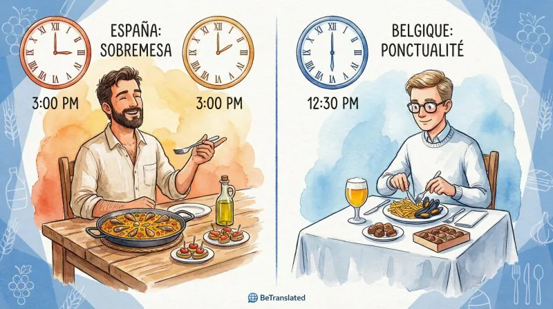 Diferencias culturales: España vs. Bélgica